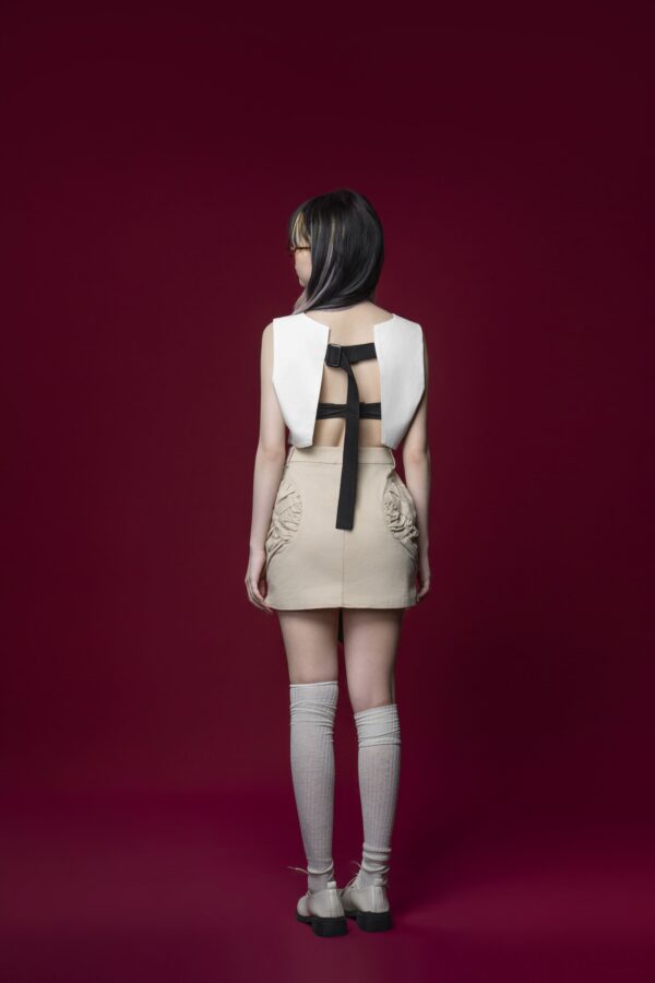 Heart Drape Short Skirt - Image 5