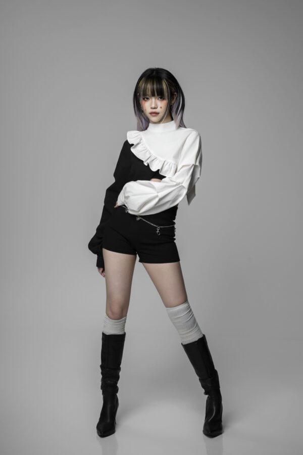 Stand-Up Collar Top - Image 3
